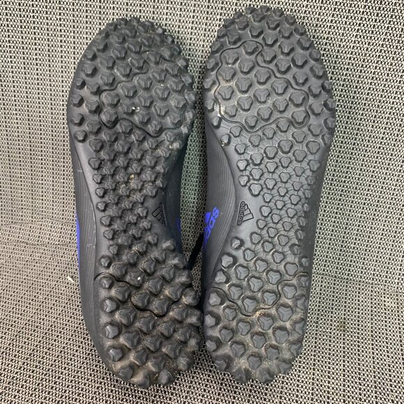 Adidas X Speedflow.4 Turf Soccer Shoes Size 8 Black & Blue Synthetic Mens - Picture 7 of 9